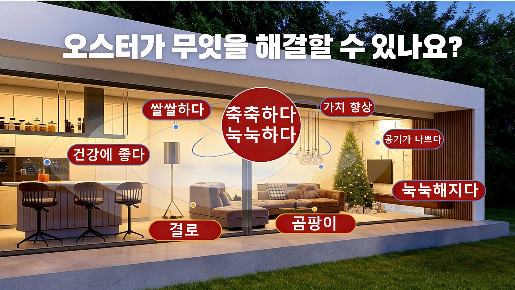 AUSTER carbon 실내 습기·결로·곰팡이 문제 해결 솔루션